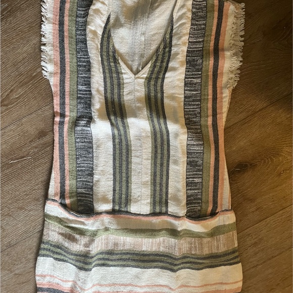 Striped Casual Mini Shift Dress - Picture 1 of 7